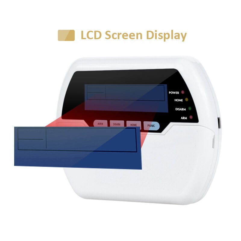 Clavier bidirectionnel avec mot de passe, PB-502R MHz, 868MHz, avec rétroéclairage LCD, activation/désactivation de la télécommande, Alarme domestique, 868