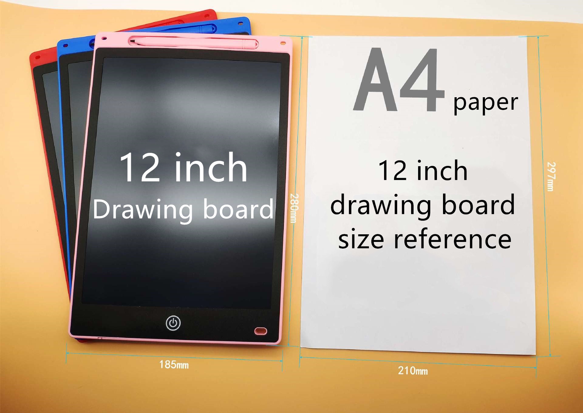 LCD Drawing Board 4.4 8.5 12 Inch Children Math Drawing Practice Handwriting Board Electronic Drawing Tablet Toy Kids Toys