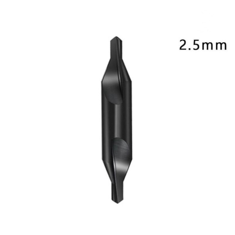 1.0-8mm højhastighedsstål centerbor forsænket metalbearbejdning spiralstilling hulbore hulskærer bore håndværktøj: 2.5mm