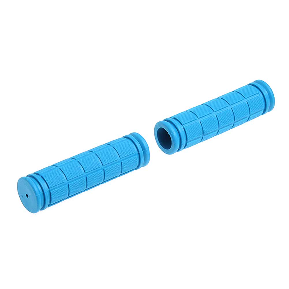 1 par de guidão de bicicleta, peças de borracha macia, ciclismo, mountain bike, scooter, barra de engrenagem fixa, ferramenta de extremidade, acessórios 88: Céu Azul