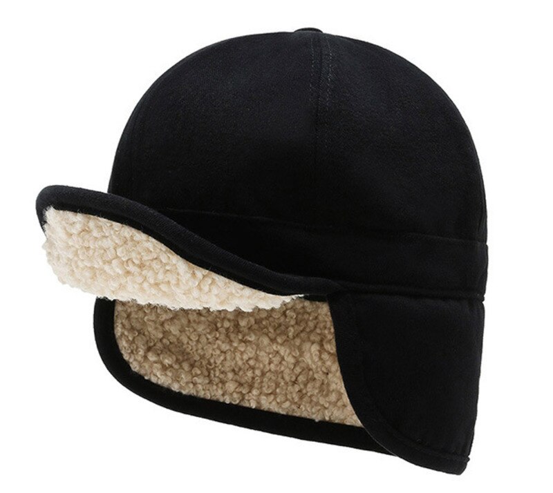Cappello da cacciatore invernale da donna Ushanka bombardiere cappelli di pelliccia cappello da neve elastimo per tempo freddo unisex