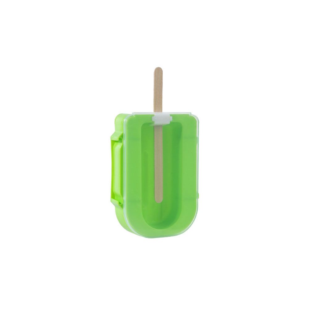 Homemade Popsicle Mold Reusable Ice Cream Mold With Stick And Lid Kitchen Tool Kitchen Accessories: Green