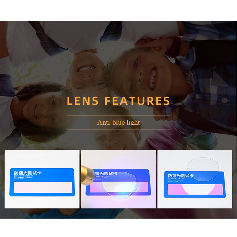 Zilead Children TR90 Anti Blue Light Glasses Frame Boys&Girls Computer Games Goggles Eyeglasses Optical Spectacle