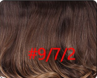 Hair Nest Hair Extension Clip Secret Fish Line Hairpiece Body Wavy Hair Synthetic Hair For Women Curly Hair18Inch Length: 9 7 2