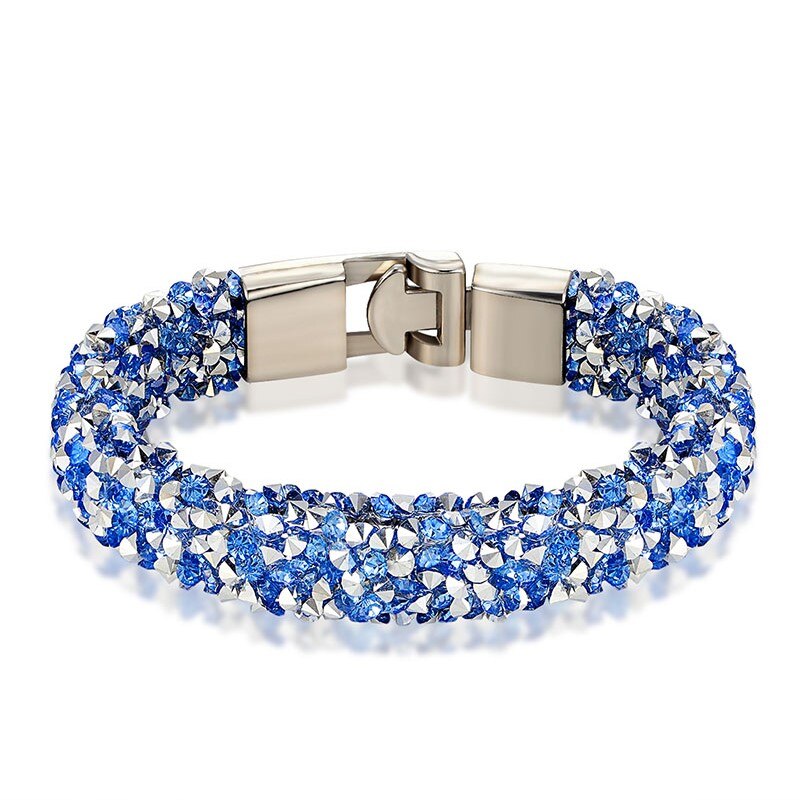 Janeyacy 10 Kleur Armband & Dames Armband Strass Armband Lady Charm Persoonlijkheid Pulsera mujer: TZ143