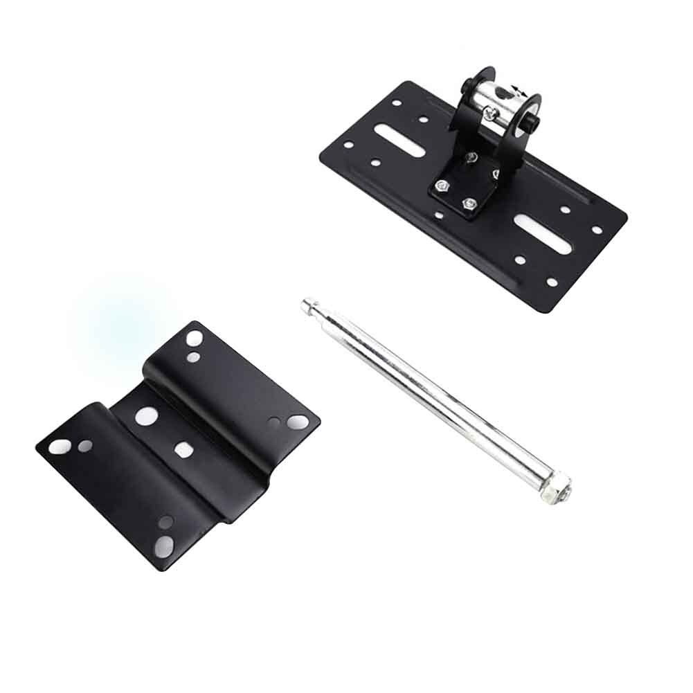 Modern Hanging Steel Universal Speaker Bracket Black Ceiling 180 Degree Adjustable KTV Holder Durable Easy Install Wall Mount