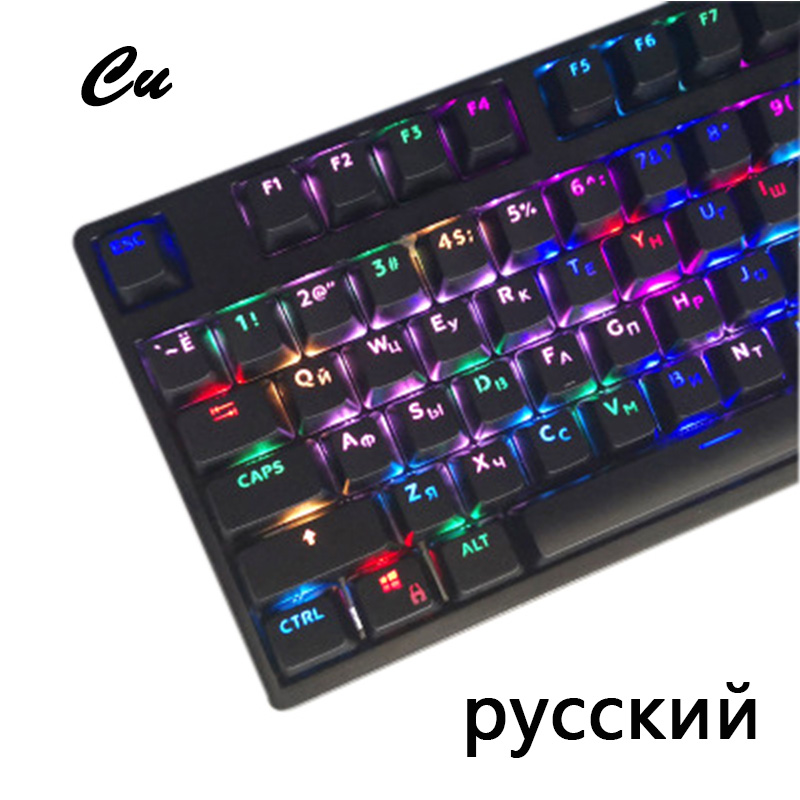 Korean Keycaps MX Switch For Logitech Cherry Mx Mechanical Keyboard Key Cap 104 keys