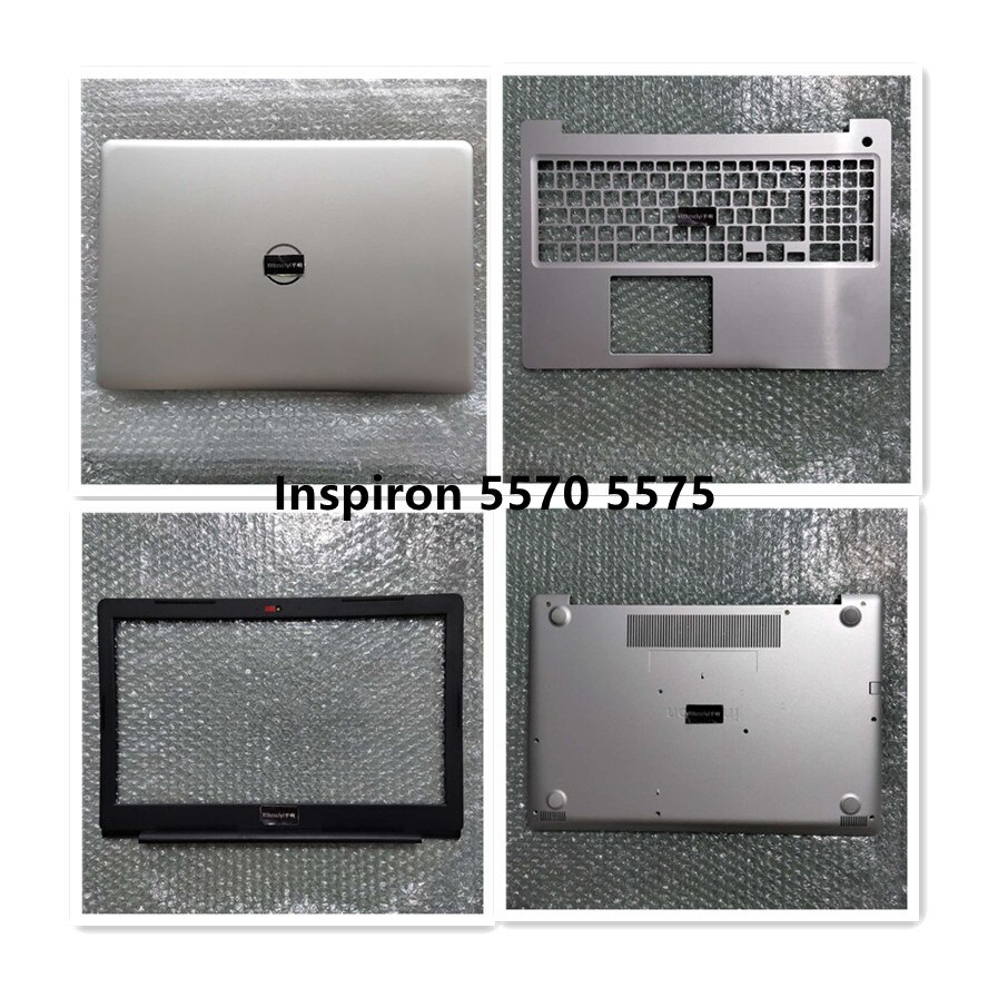 Nowy dla Dell Inspiron 15 5570 5575 LCD tylna pokrywa górna górna pokrywa klawiatura dolna pokrywa dolna skrzynka 0X4FTD 0TTK82 0M1FJK 0N9W2D