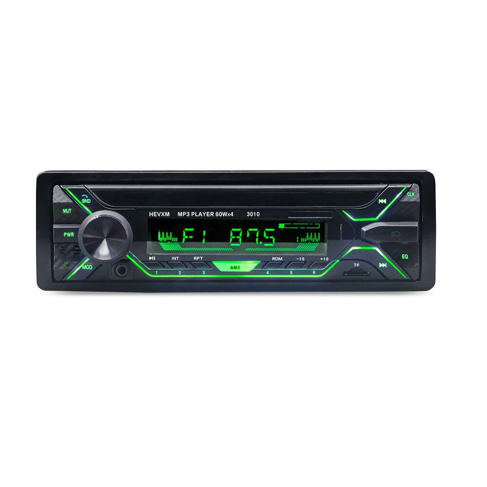 Auto Radio 1din Autoradio Aux Ingang Ontvanger Bluetooth Stereo MP3 Multimedia Speler Ondersteuning Fm/MP3/Wma/Usb/Sd-kaart 3010 1010: 3010