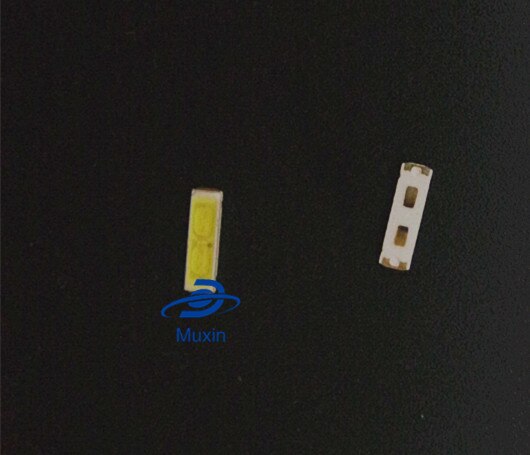 7020 ledet 6v 100 stk bakgrunnsbelysning 0.5w 55lm kul hvit lcd-bakgrunnsbelysning til tv tv-applikasjon smd 7020 diode