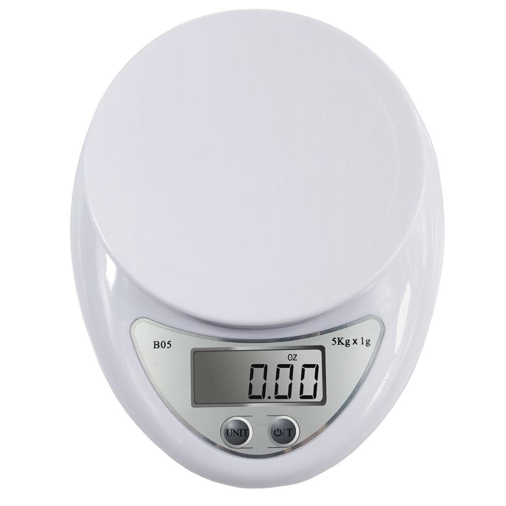 Fagoozon 5kg/1g 1kg/0.1g Portable Digital Scale LED Electronic Scales Postal Food Measuring Weight Kitchen LED Electronic Scales