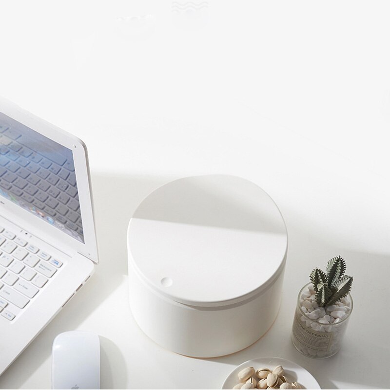 MENEN – poubelle de bureau avec couvercle de presse, pour voiture de bureau, pour bac à plastique, 3 L / 0.8 Gal, 4 couleurs disponibles, LF83015