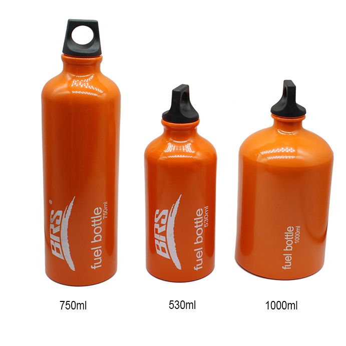 Portable Aluminum Fuel Bottle Leak Proof Alcohol Gasoline Diesel Kerosene for Outdoor Camping Stove Spare Oil-burning