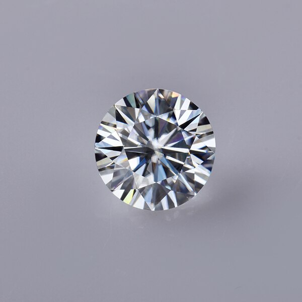 Starsgem Def 1ct Gecertificeerd 6.5 Mm Super Wit 8 Harten En 8 Pijlen Cut Moissanite Loose Bead Voor Sieraden Maken