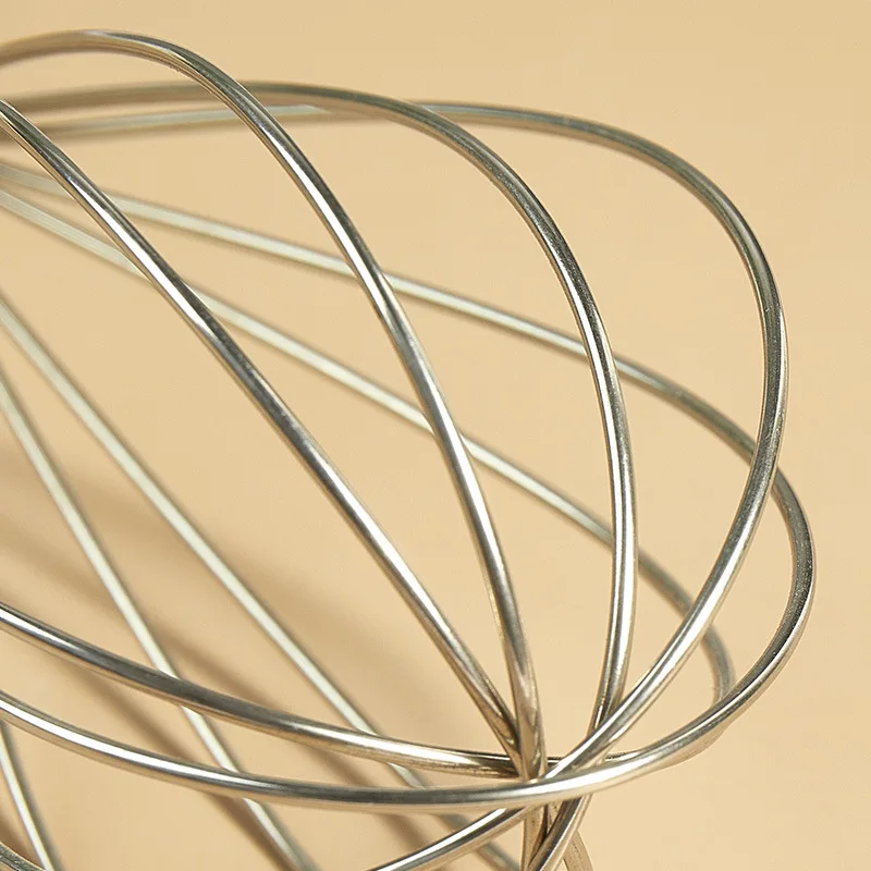 Handmatige eierklopper Houten handvat Mixer Eikloppers Garde Keukengadgets Eiercrème Roeren Keuken Bakken Gebak Gereedschap