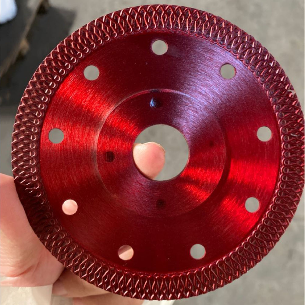 105/115/125mm diamant savklinge ultra-tynd sintret presset mesh turbo skæreskive til fliser keramisk granit marmor