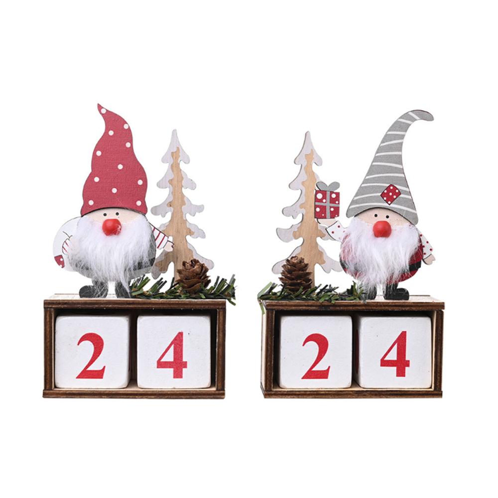 Kerstkalender vrolijke kerstversieringen voor thuis noel kerstmis jaar kerstman poppen elf deco kerst