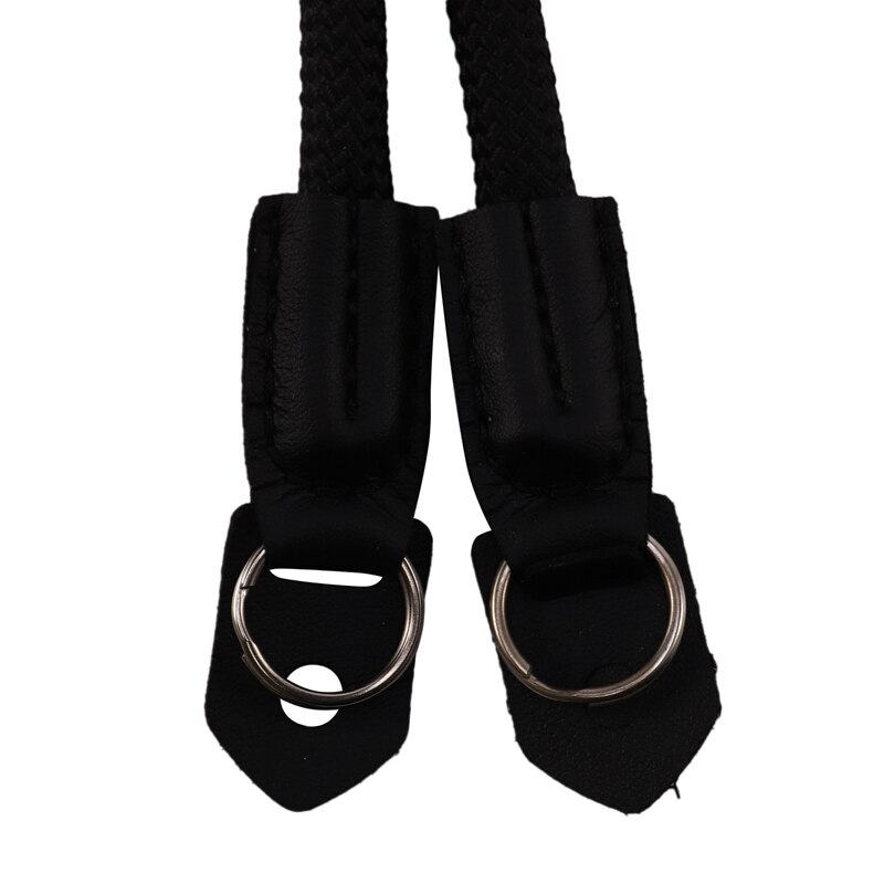 2x nylon kamera tau fjellklatring kamera skulder hals stropp belte slr kameraer stropp tilbehør del (svart og rød)