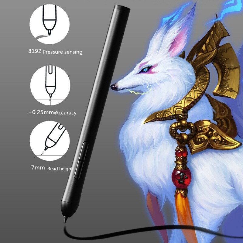 Tableta gráfica de 10 pulgadas de 8192, tableta gráfica de dibujo, tablero de tableta para ordenador, digitalizador de teléfono móvil, Enseñanza en vivo a distancia