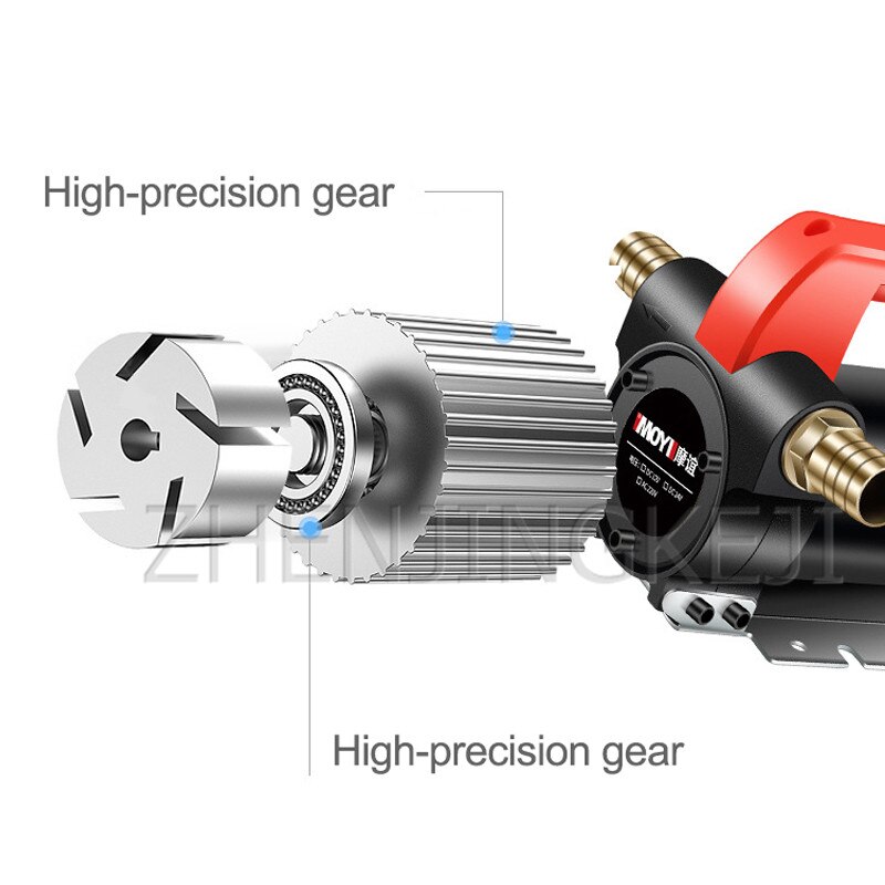 12V / 24V Electric Oil Pump Forward And Reverse Self-priming Diesel Pump Tanker Vehicle Small Automatic High Power Pumping Tools