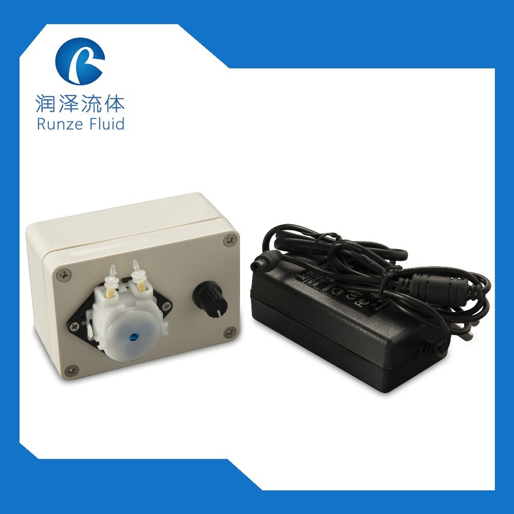 0-50ml/min Adjustable Small Peristaltic Pump 12v Silicon Tubing 2*4 3*5mm