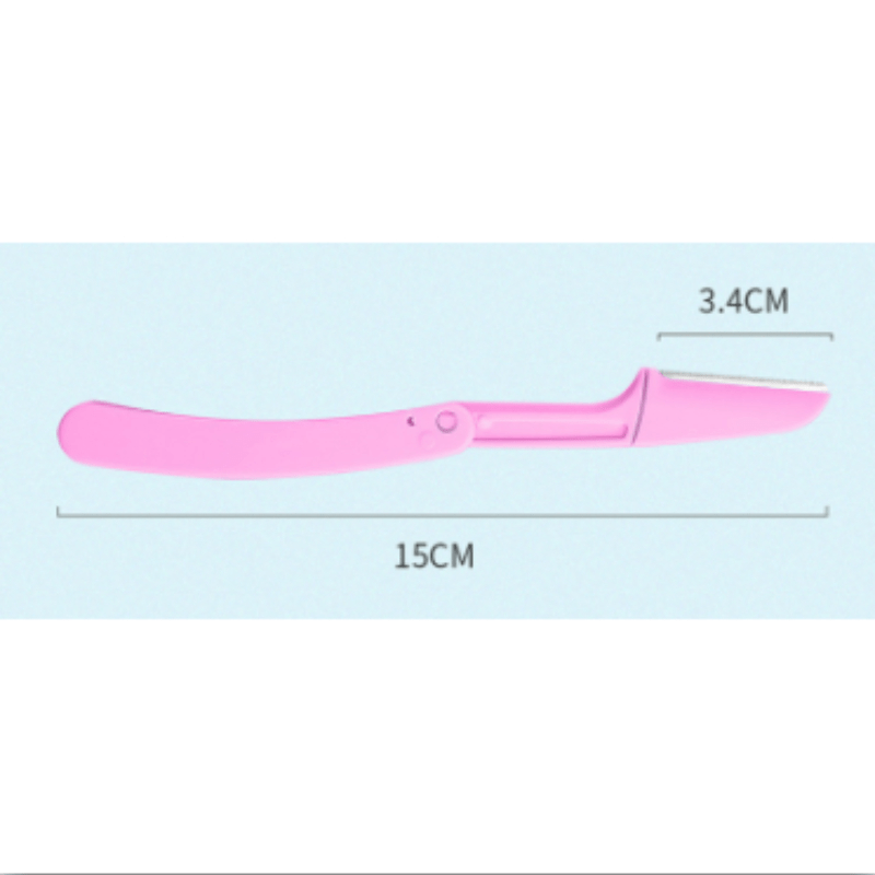 3 stücke Sicher Falten Damen Gesicht Rasierer Augenbraue Trimmer Klinge Anti-Scratch Rasierer Make-Up Werkzeuge Augenbraue Trimmer Gesicht Rasierer für Frauen