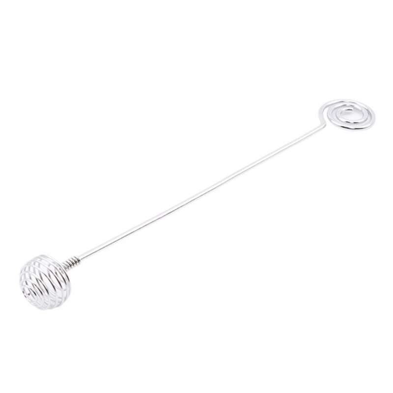 Cuillère à miel en acier inoxydable, ustensile de cuisine à Long manche pour mélanger le miel et le café