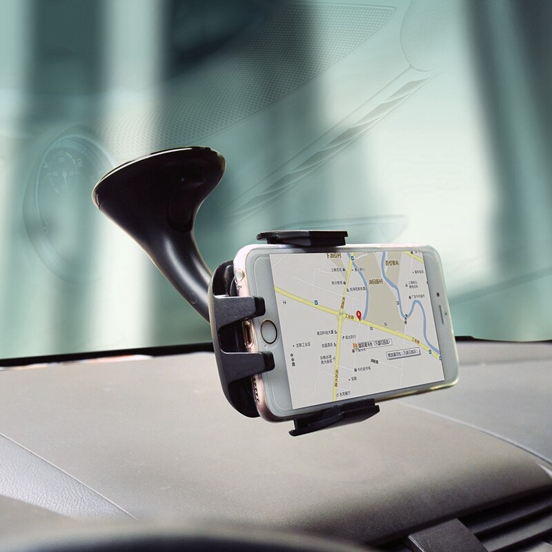 Universele auto voorruithouder voor iphone 4s 5 5s 6 7 plus galaxy met universele auto-net opbergtas elastische kofferbak stoel p