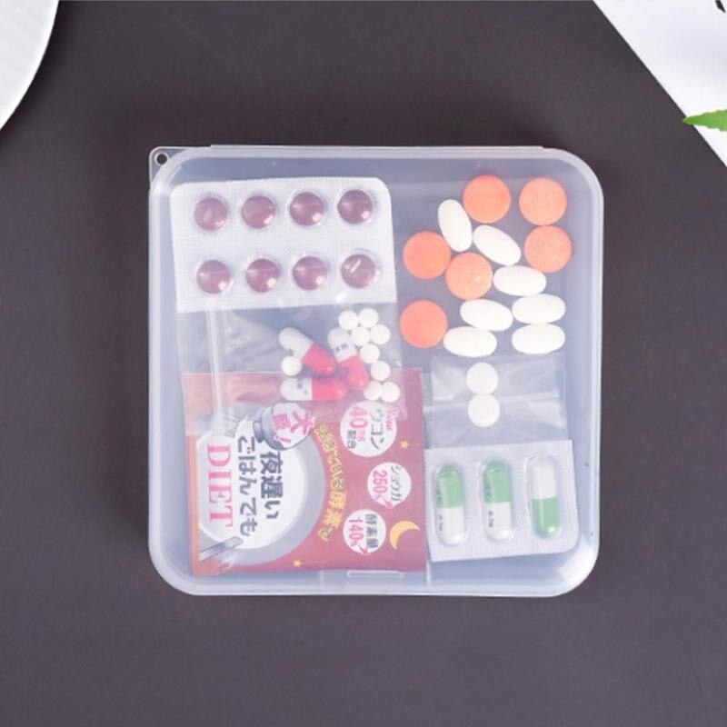 1pc boîtes magasin masques jetable masque boîte de rangement Portable Pp joint médecine boîte anti-poussière boîte de rangement pour stocker masques boîte de support