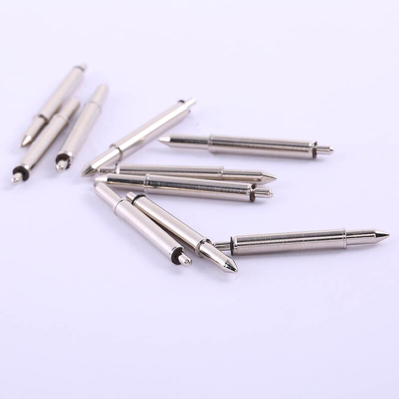 50Pcs Pointed Positioning Pin (GP-1S) Nickel Plated Spring Thimble Elastic Positioning Pin Electronic Use Accessories