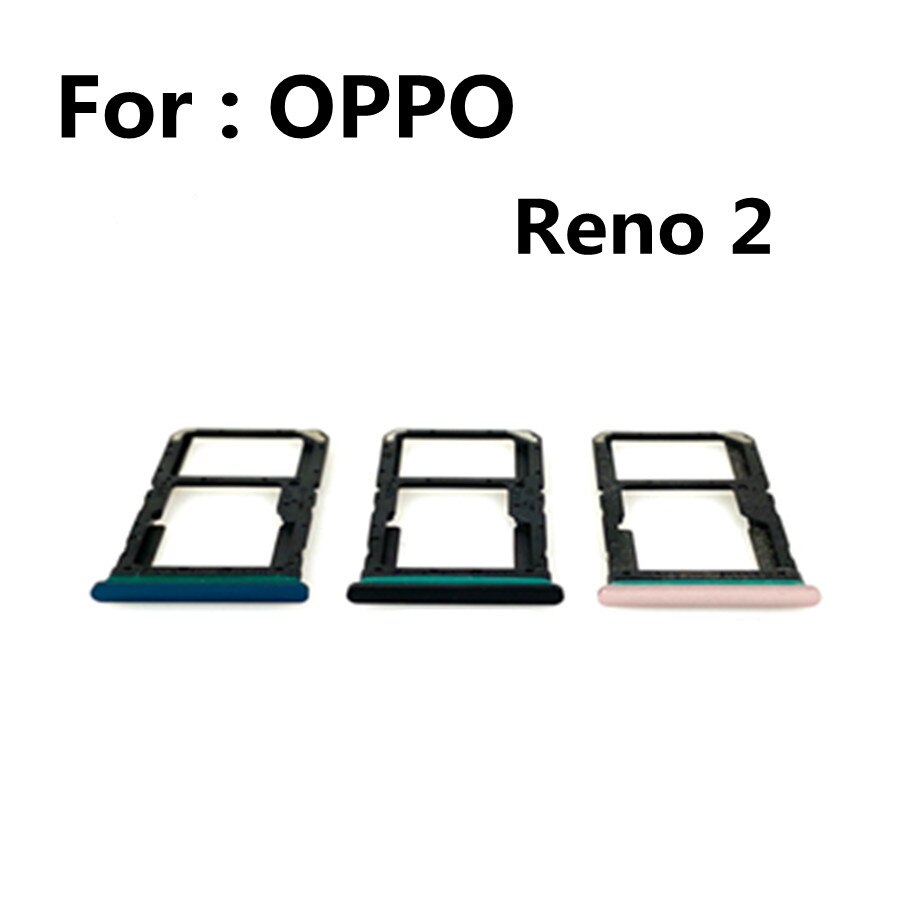 Oppo reno2用の修理部品,simカードホルダー,マイクロリーダー,カードスロット用アダプター