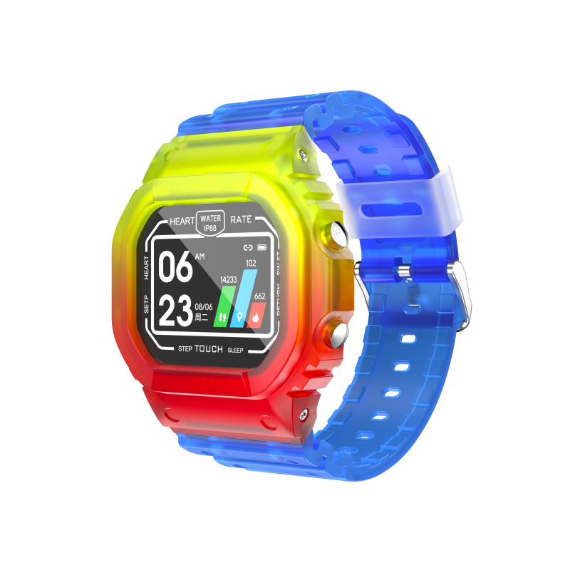 696 K16 Smart Watch IP68 Waterproof Heart Rate Blood Pressure Monitor Bracelet Swimming Men Wristwatch Sports Watch PK X12: multicolor