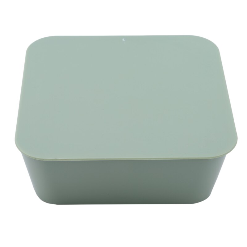 Wall-Mounted Paste Sealed Storage Box Plastic Square Finishing Storage Small Box Cosmetic Tableware Toothbrush Box