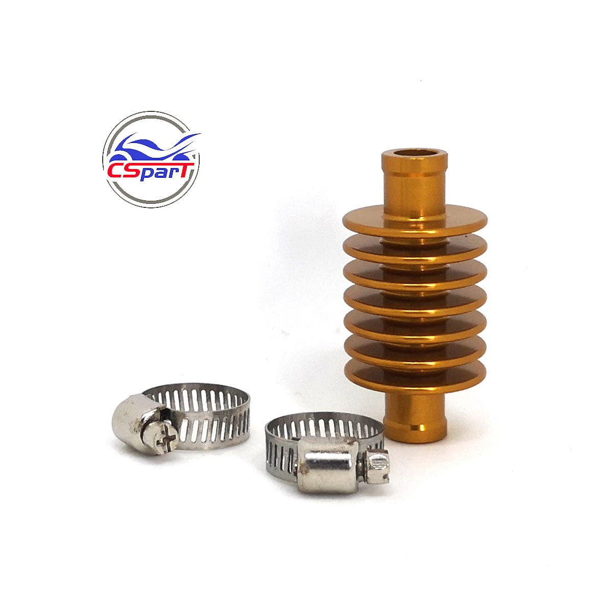 Radiateur en aluminium pour vélo refroidi à l'eau, 39CC 49CC MT A4 Blata KTM Polini ZPF, 58mm: Golden
