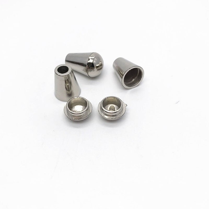 Meetee 50pcs Plastic Rope Stopper Cord End 14mm for Hat Clothing Pants Waist Belt Drawstring Rope Buckles DIY Accessories DY207: silver