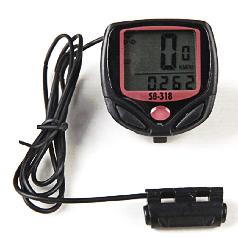 Waterdichte LCD Fietscomputer Fiets Snelheidsmeter Kilometerteller Geplast Meter Cyclopometer Inbike Fietsen Snelheid Computer