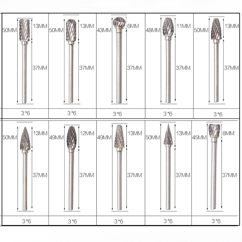 10-teiliges Mikro-Bohrer-Set – 0,8 Mm, Aus Hartmetall, Für PCB & Holz