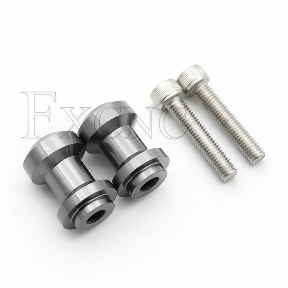 8Mm Voor Ktm Duke 690 1190 RC8 Super Duke 990R Cnc Motorfiets Achterbrug Swingarm Spoelen Stand Schroef Voor daytona 675 Street Triple: Grey