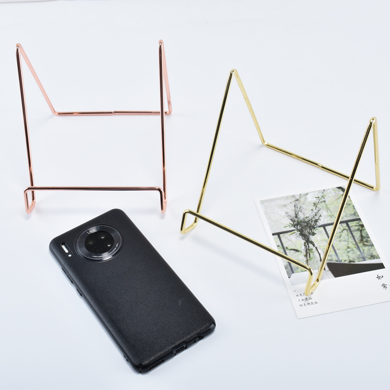 1pc IPAD Craft Bracket Book Holder Photo Pedestal Bowl Picture Frame Plate Rack Display Stand Easel Storage Holders