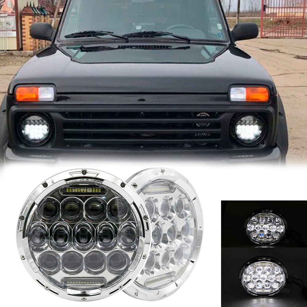 Motorfiets 7 Inch Led Koplamp Voor Harley Touring Ultra Classic Electra Street Glide Road King Yamaha Motorfiets Koplamp