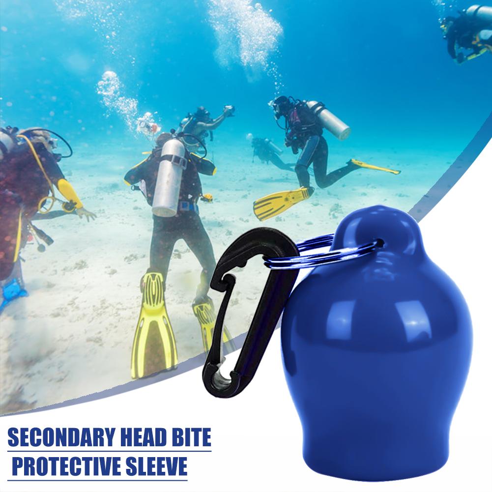 Plongée sous-marine Housse De Protection pour la Respiration Poulpe Régulateur Embout Cache-Poussière Retenue Tuba w/Boucle À Dégagement Rapide