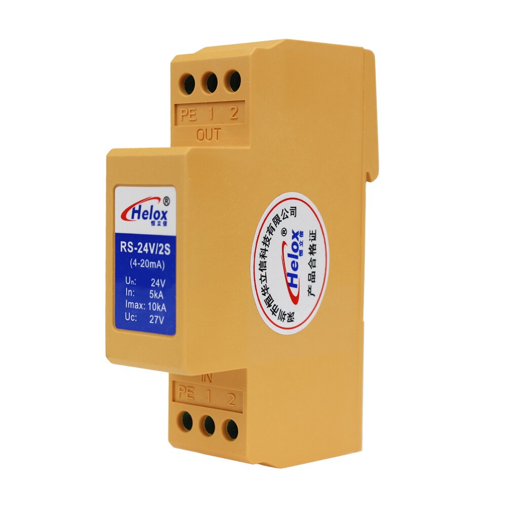 Rail 4-20MA Signal Lightning Protector 4-20MA Signal Surge Protector RS-24V/2S