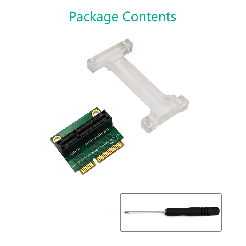 Mini PCI-E/mSATA Adapter for 3G/4G, WWAN LTE ,GPS and MSATA card(Vertical installation)