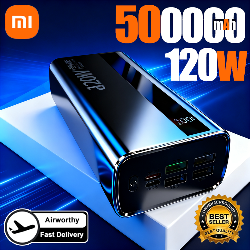 Xiaomi powerbank 200000 mah 120w caricabatterie portatile super veloce con capacità ultra elevata e display digitale a led per iphone