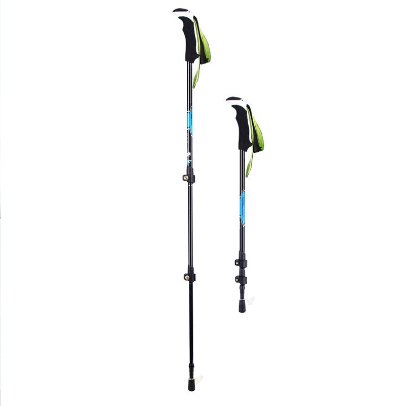 Ultralight Folding Walking Poles Carbon Fiber Trekking Poles carbon walking sticks with Tungsten Tips/Flip Locks