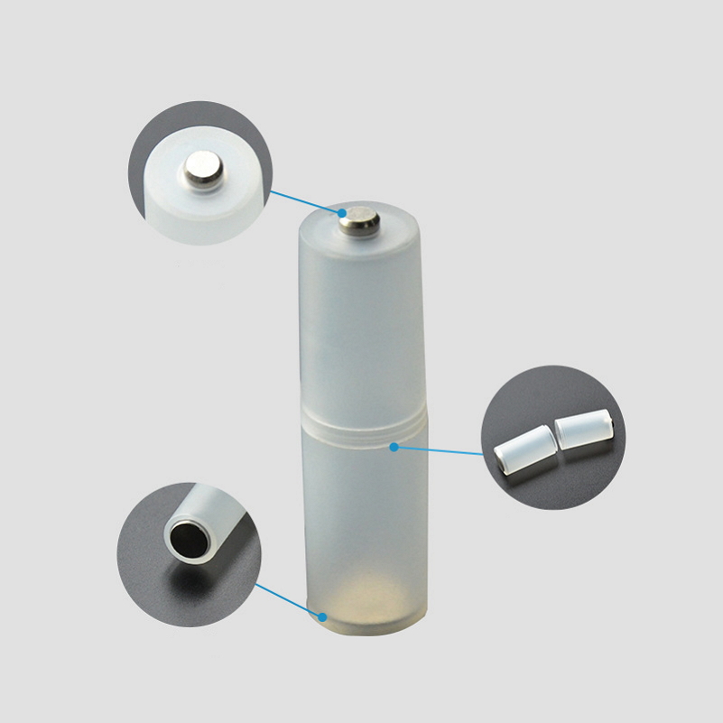 Aaa Naar Aa Batterij Opbergdoos Batterij Converter Adapter Batterijen Houder Case Switcher Draagbare