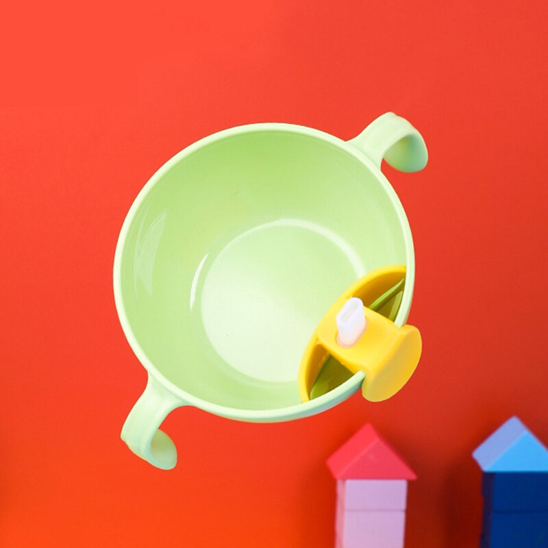 1 ensemble de bol à paille pour bébé, bol à soupe pour bébé avec ventouse, vaisselle d&#39;entraînement anti-chute et anti-brûlure pour enfants