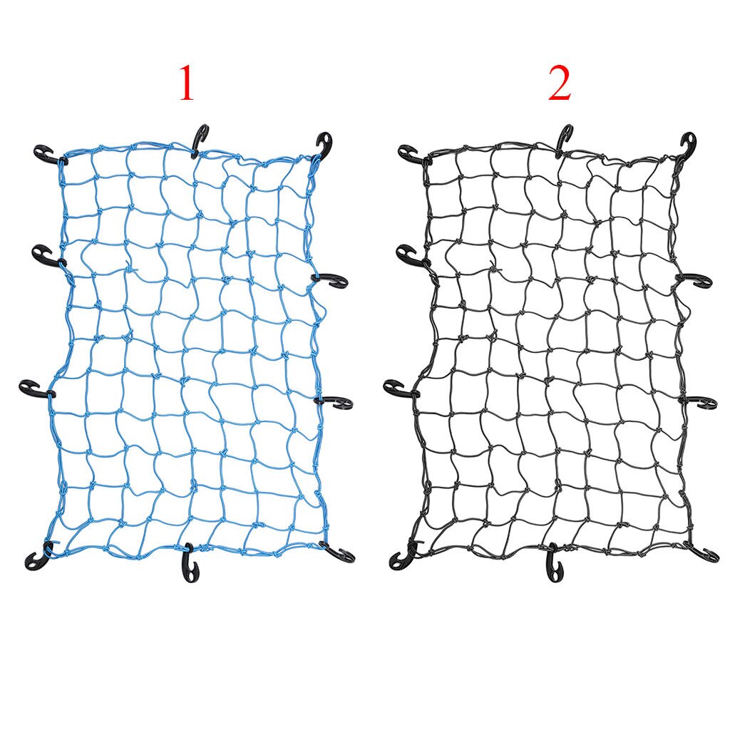 Hook Elastic Car Trailer Roof Rack Boot Luggage Bungee Cord Cargo Net For Car RV Camper Truck Motorcycle Etc Car Accessories