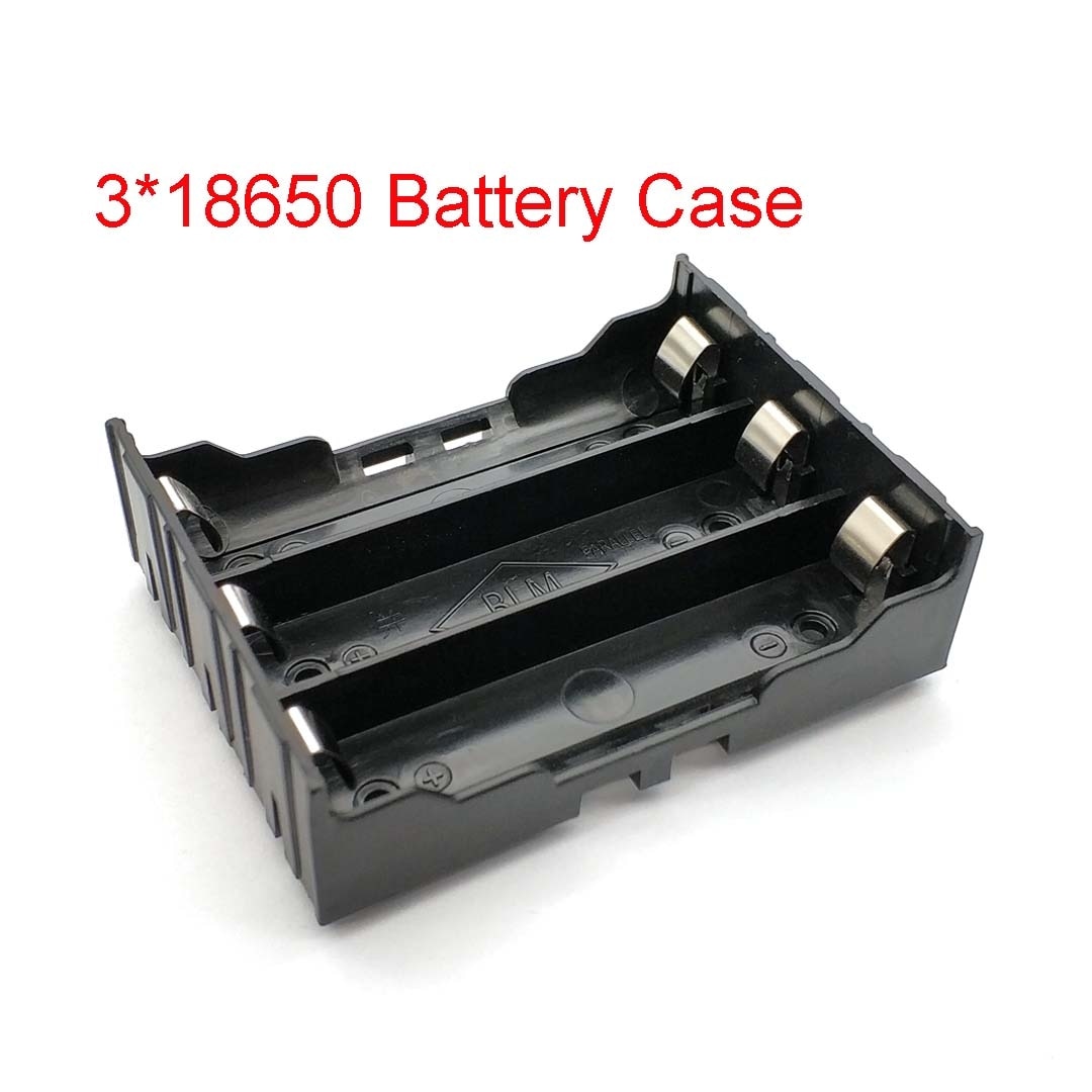 18650 Batterij Houder Case Diy Lithium Batterij Doos Batterij Houder Met Pin Voor 3*18650 (3.7-11.1 v)