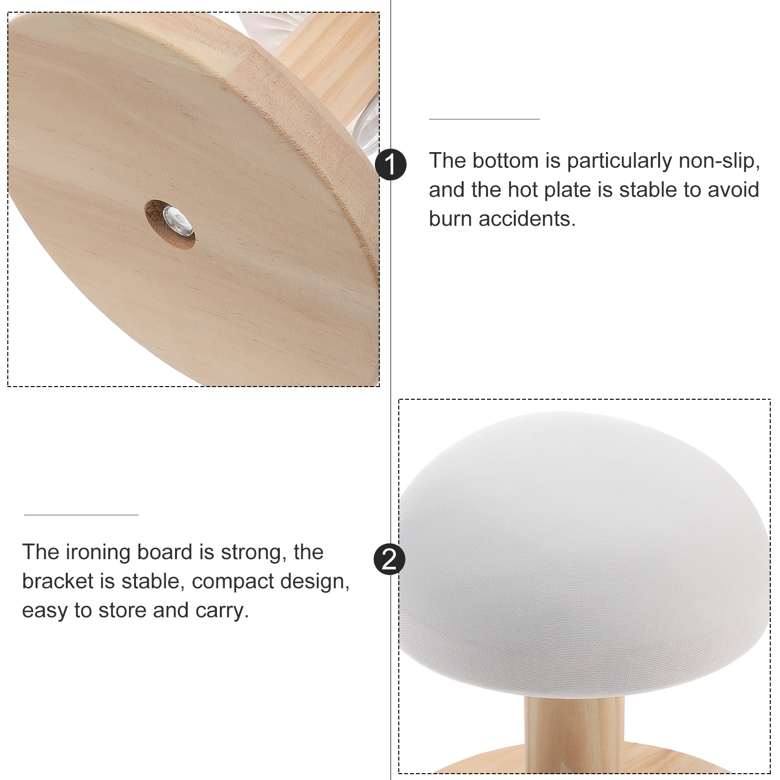 Tavolo da stiro Tavole per vestiti Articoli per la casa Sgabello rotondo Piccoli strumenti Sgabelli Tavolo pieghevole